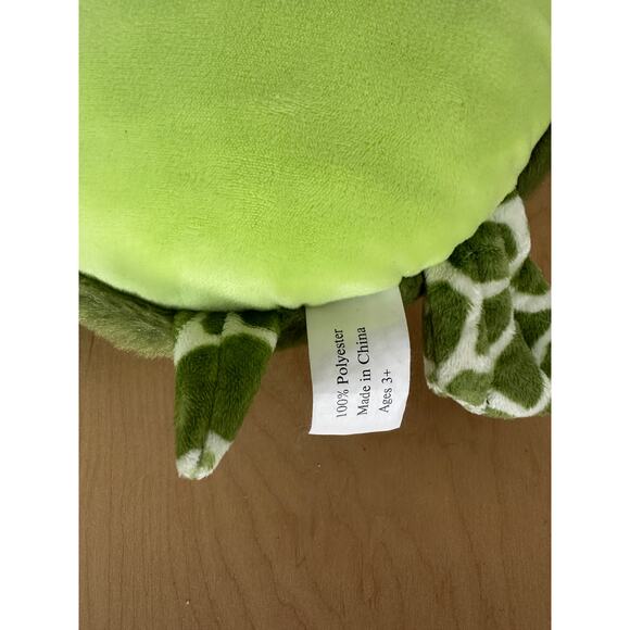 Fun Stuff Sea Turtle Plush with Pouch 12" Soft Stuffed Animal - Picture 6 of 7